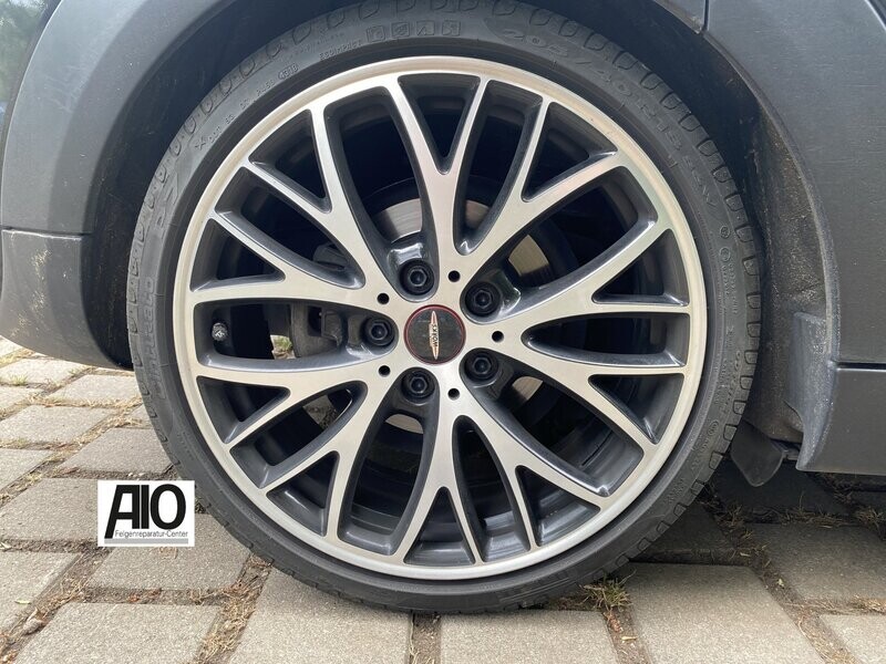 LF1 Original Mini Felge 36116858705 - Cross Spoke JCW 506 Schwarz HGG – F55, F56, F57