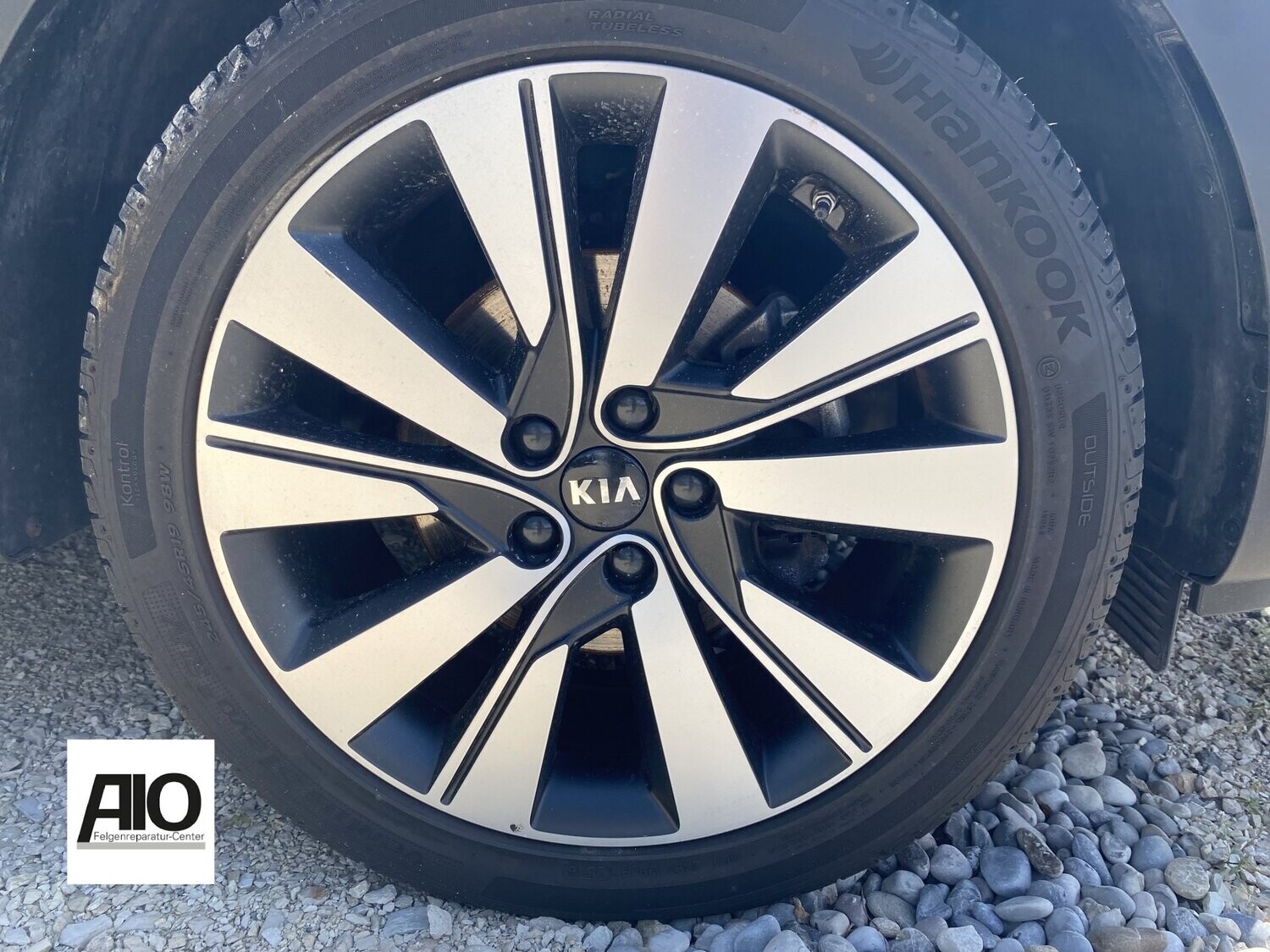 LF1 Original KIA Felge 52910-F1400 - Mehrspeichen-Design Schwarz Matt HGG - Sportage Typ QL
