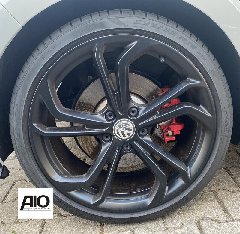 LF1 Original VW Felge 5G0601025EB  – REIFNITZ 5-Doppelspeichen-Dynamik-Design Schwarz Matt – Golf 7 Typ AU