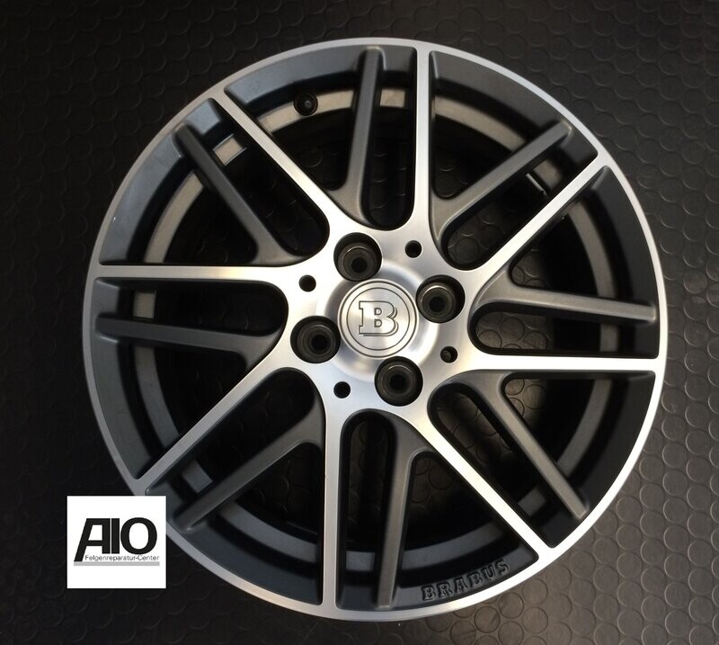 LF1 Original Smart Felge A4534012701 - Brabus Monoblock 8 Grau Matt HGG - A453, C453, W453