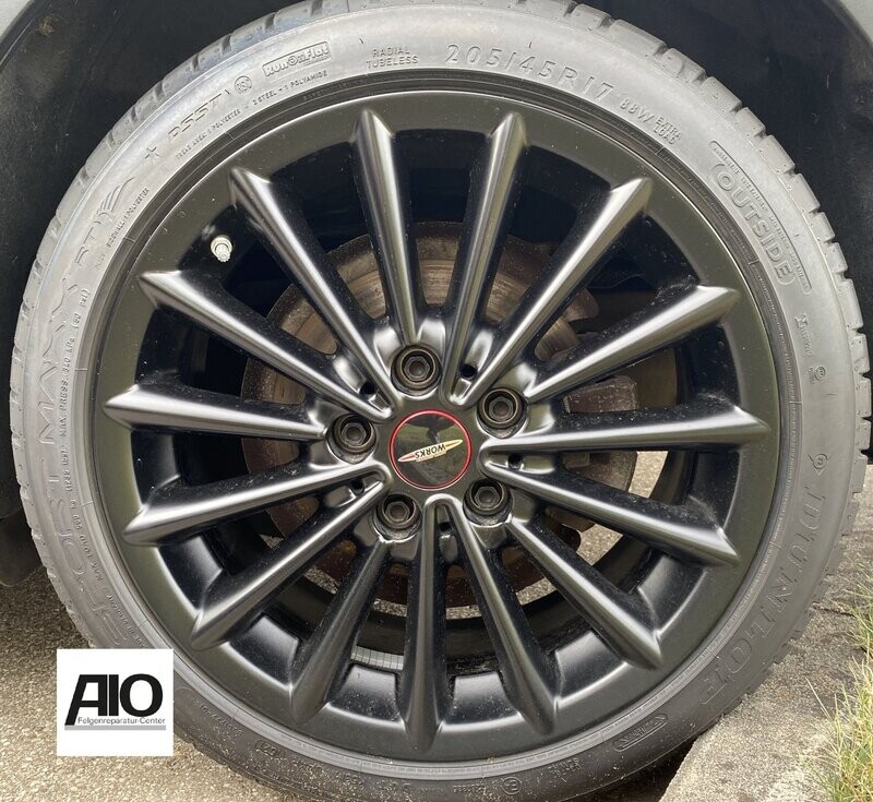 LF1 Original Mini Felge 36116855114 – Multi Spoke 505 Schwarz Matt – F55, F56 SE, F56, F57