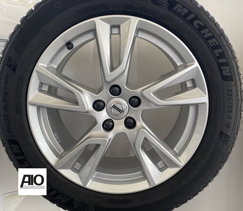 LF1 Original Volvo Felge 32333911 – WKRS 5-Doppelspeichen-Design Silber – V90 Cross Country 2016-