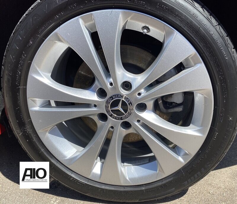 LF1 Original Mercedes Benz Felge A2464010800 – 5-Doppelspeichen-Design Silber – A-Klasse 176 / CLA 117 / B-Klasse 246