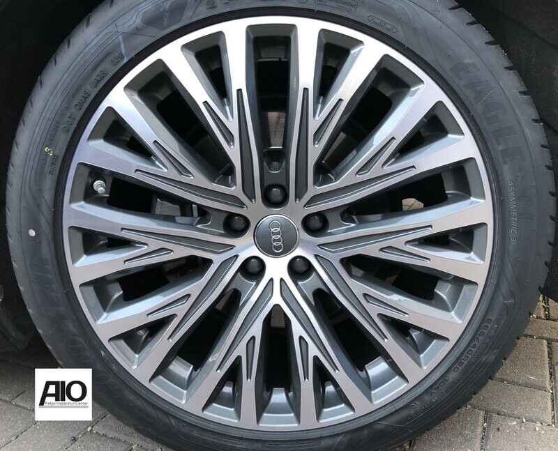 LF1 Original Audi Felge 4N0601025M - Vielspeichen-Design Grau HGG - A8/S8 Typ 4N D5 ab 2017 -