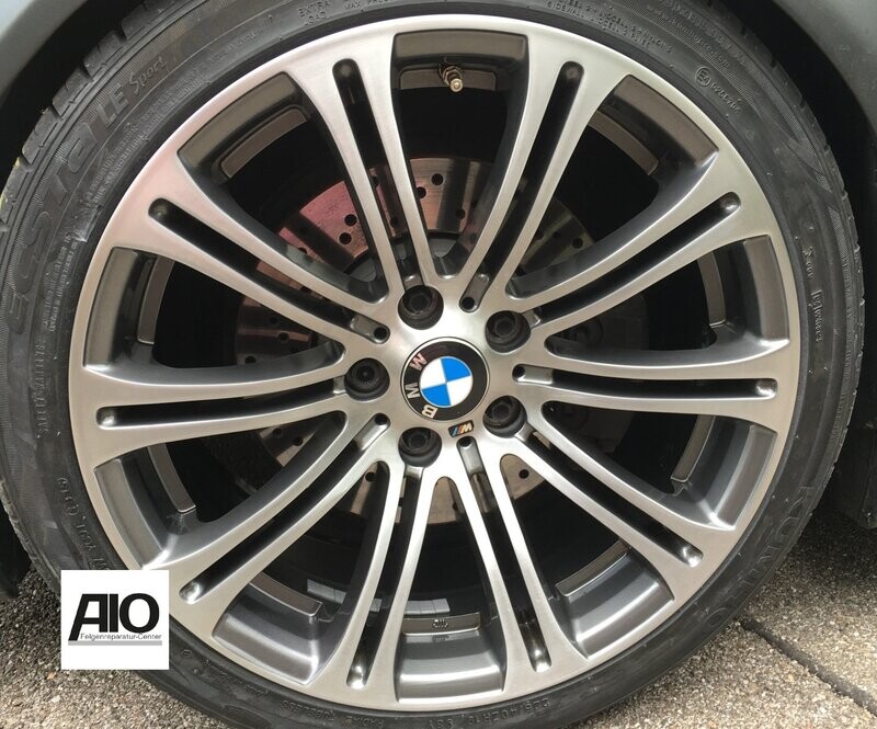 LF1 Original BMW Felge 2283555 - 10-Doppelspeiche 220M Grau HGG VA - 3er E90 / E91 / E92 / E93 2005-2013