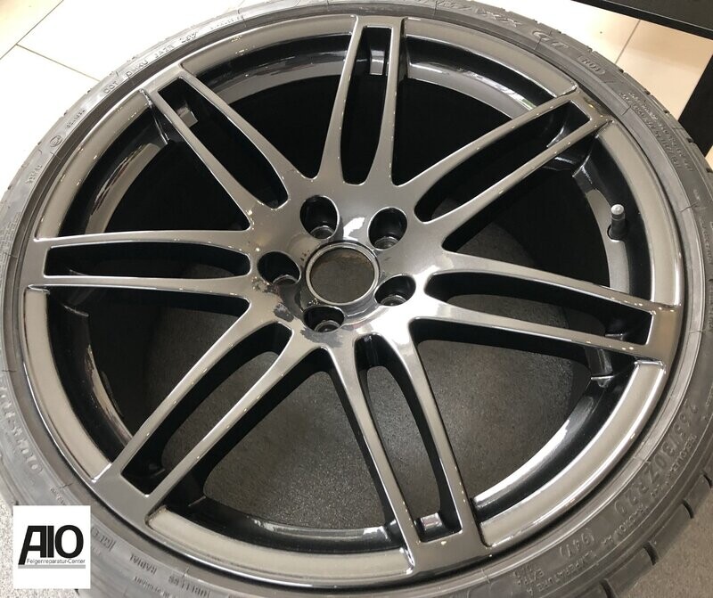 LF1-D Original Audi Felge - 8E0601025BF -
 7 Doppelspeichen S-Line Grau -  A4 Typ B7 8H - Cabrio
