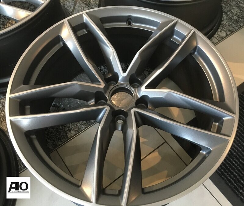 LF1 Original Audi Felge 4M0601025AJ - 5 Doppelspeichen RS-Design HGG Grau - Q7 Typ 4M ab 2015 -