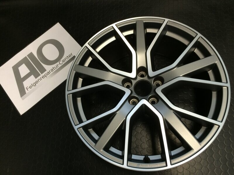 LF1-D Original Audi Felge 4G0601025CK - RS Performance - 5 V Speichen Stern Design HGG Grau - RS6 Typ C7 4G Limousine, Avant