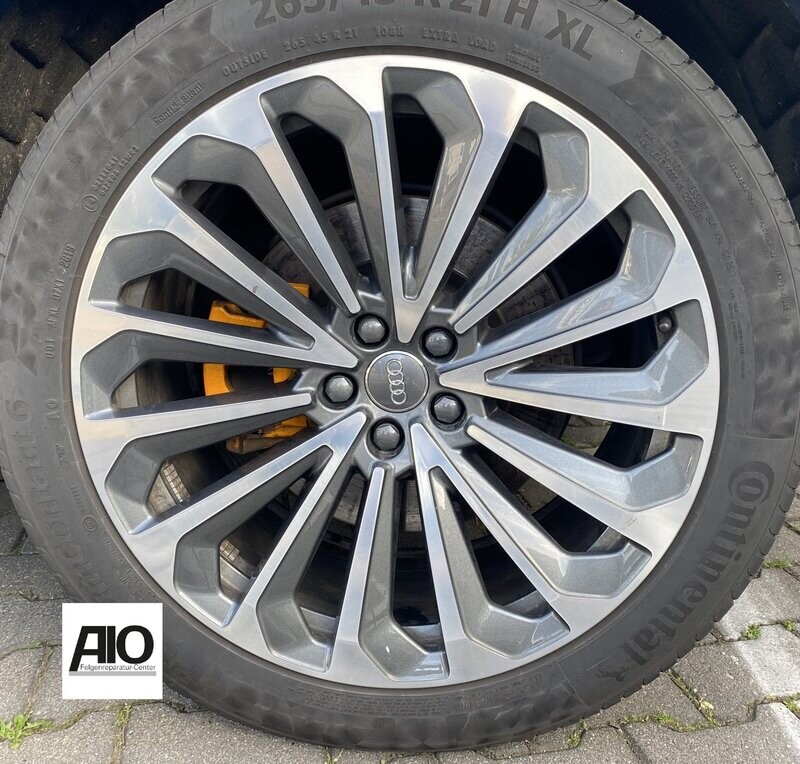 Original Audi Felge 4KE601025G - 5 Doppelspeichen HGG Grau - E-tron Typ GE ab 2018 -