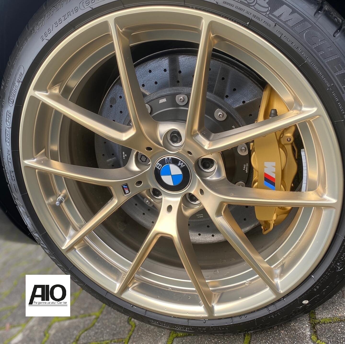 LF1 Original BMW Felge 8097287 -M-Performance Y-Speiche 763 Gold - M2 + M3 + M4 2014-2021
