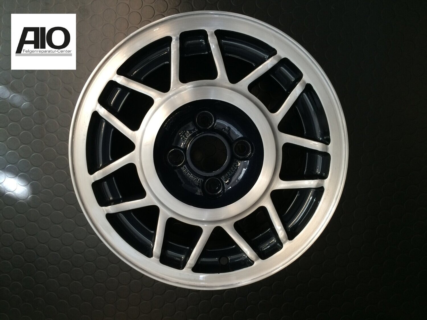 LF1-D Original VW Felge 171601025H  – AVUS Snowflake Design 4x100 Blau - 04/1984 - 07/1993 701 725 712