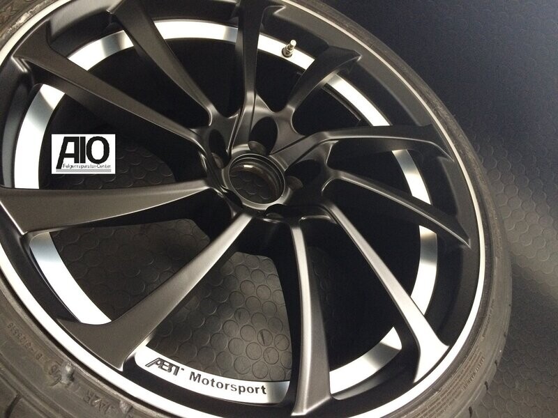 LF1 Zubehörfelge ABT Motorsport - DR Turbinendesign Schwarz Matt - FDR2190351266 in 21 Zoll
