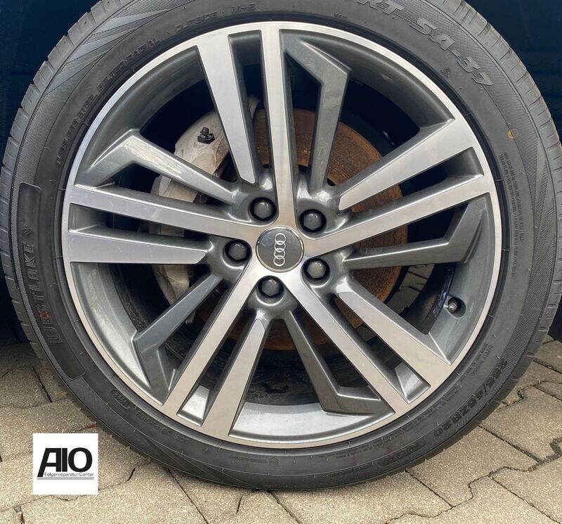 LF1 Original Audi Felge 80A601025F - 5 Triple Speichen Design Grau HGG - Q5 | SQ5 Typ FY ab 2016-