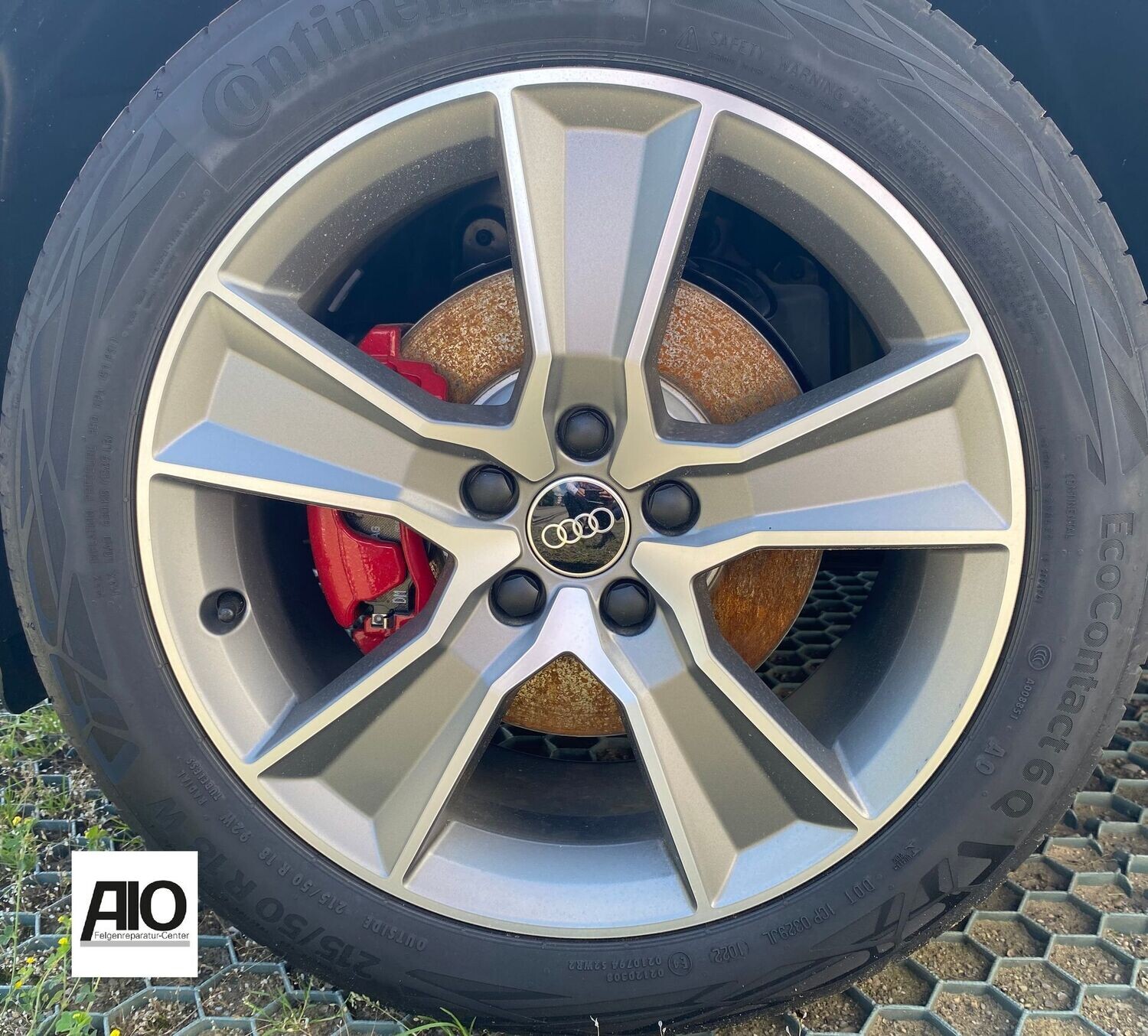 LF1 Original Audi Felge 4M0601025R - 5-Arm-Design Grau HGG - Q7 Typ 4M 2015- LF1 Original Audi Felge 4M0601025R - 5-Arm-Design Grau HGG - Q7 Typ 4M 2015-