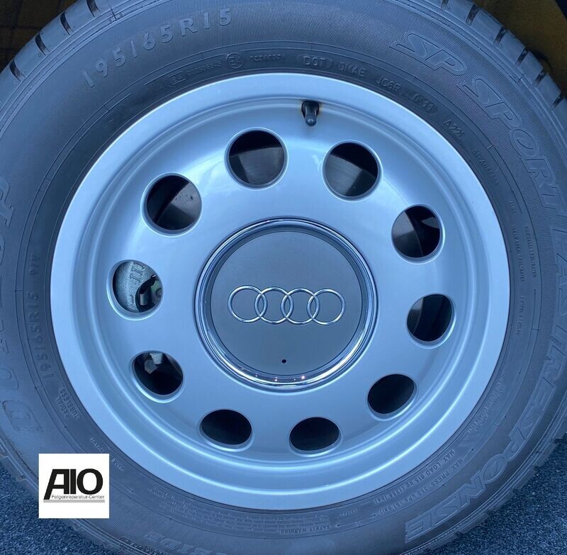 LF1 Original Audi Felge 8L0601025E -  10 Rundloch Speichen Design Silber - A3 / S3 Typ 8L - Limousine 3-Türer Coupe