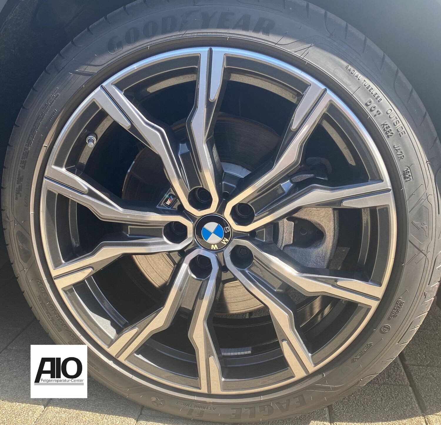 LF1 Original BMW Felge 8092163 - 816M Doppelspeiche Y Design Grau HGG - X1 Typ F48 / X2 Typ F39