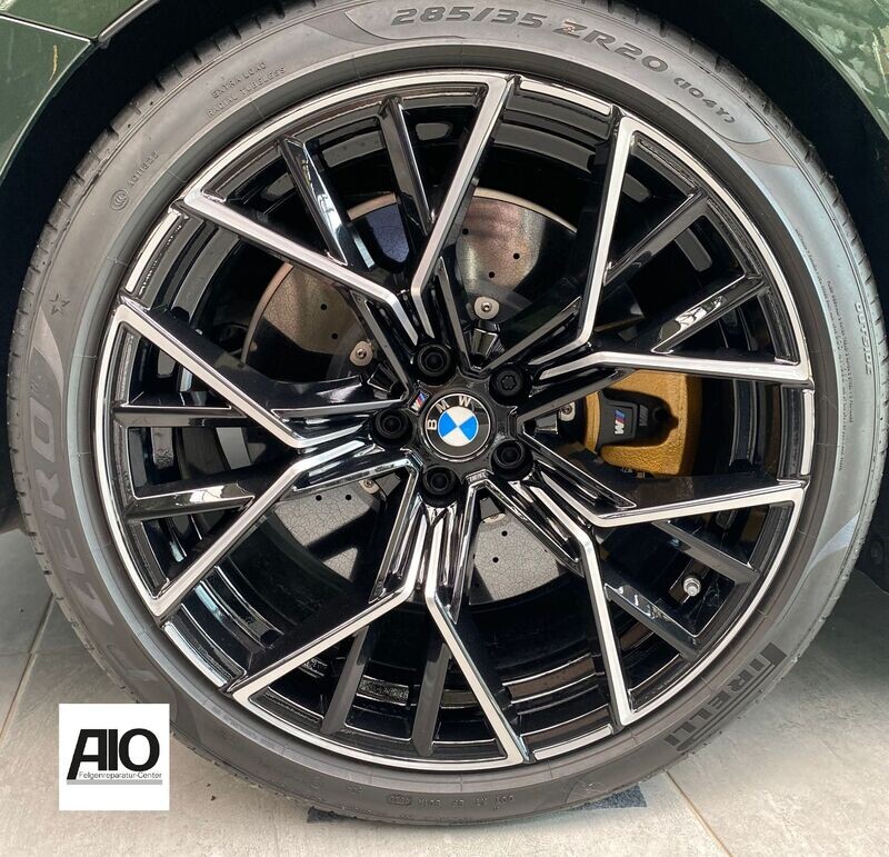LF1 Original BMW Felge 8089565
 - 811M Sternspeiche Schwarz HGG HA - M8 Cabrio Typ F91 / F92 / F93 ab 2018-