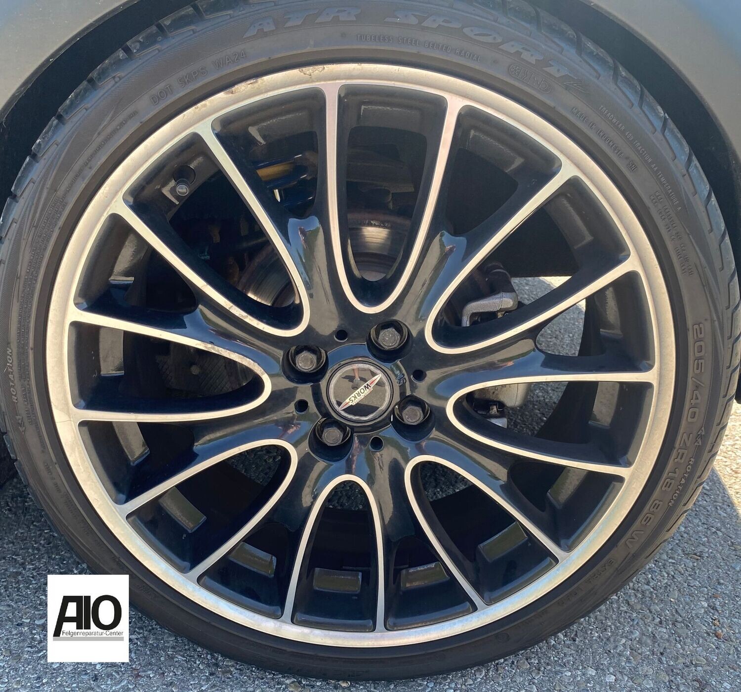 LF1 Original Mini Felge 6784136 – Cross Spoke R113  Schwarz – R50,R52,R53,R55, R56, R57,R58,R59