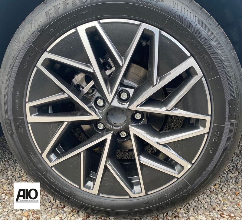 LF1 Original Skoda Alufelge 5E3601025C –  Mehrspeichen-Design „Pulsar“ Schwarz HGG – Octavia IV Typ NX