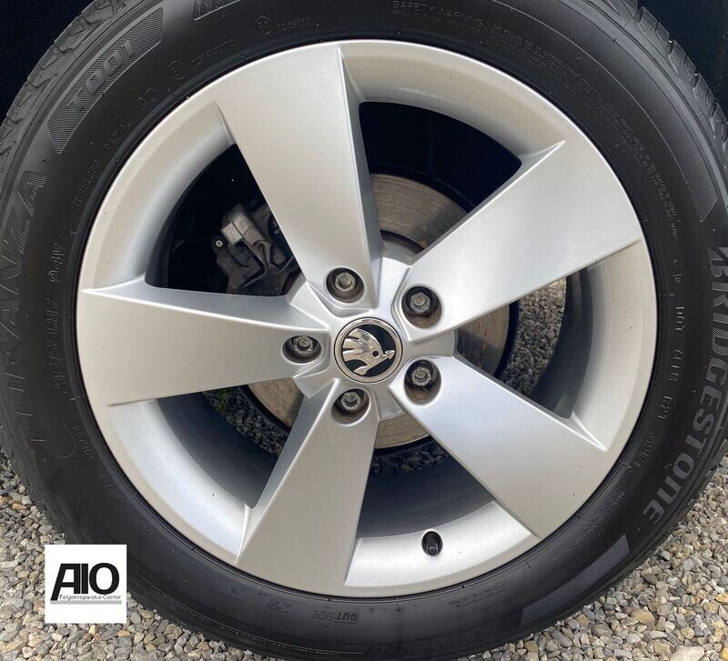 LF1 Original Skoda Alufelge 57A601025F –Ratikon 5-Speiche Silber – Karoq Typ NU 2017-
