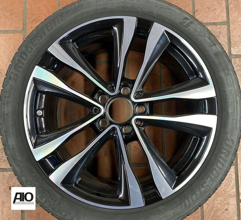 LF1-D Original Mercedes Benz Felge A1774012700 – 5-Doppelspeichen-Rad Schwarz HGG – A-Klasse W177, CLA , B-Klasse W246