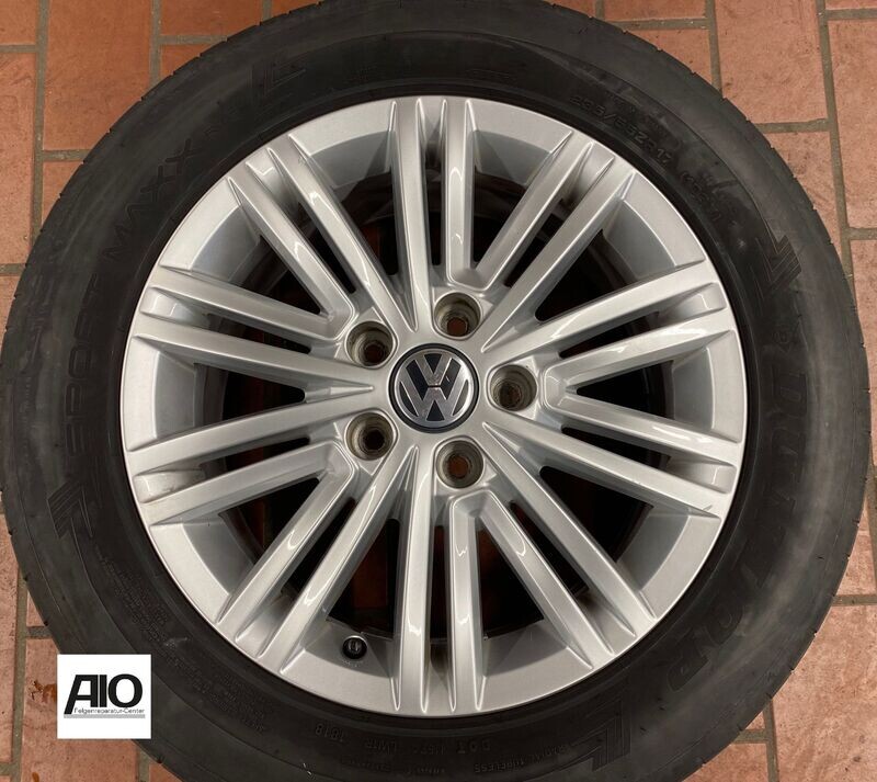 LF1-D Original VW Felge 7E0601025J – Timaru Vielspeichen Design Silber – Transporter  T6