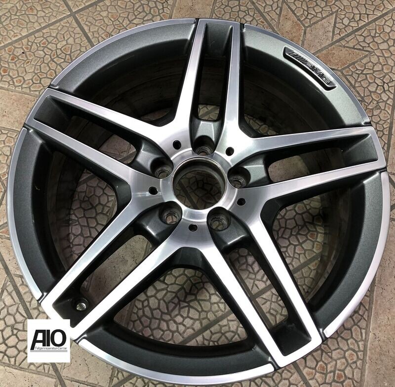 LF1 Original Mercedes Alufelge A2224010100 – AMG 5-Doppelspeiche Grau HA –  S-Klasse W222 / C217