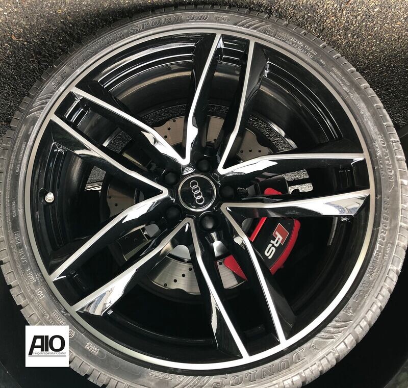 LF1 Original Audi Felge 4G0601025CG - 5-Doppel-Speichen Design HGG Schwarz - RS6 Typ C7 4G