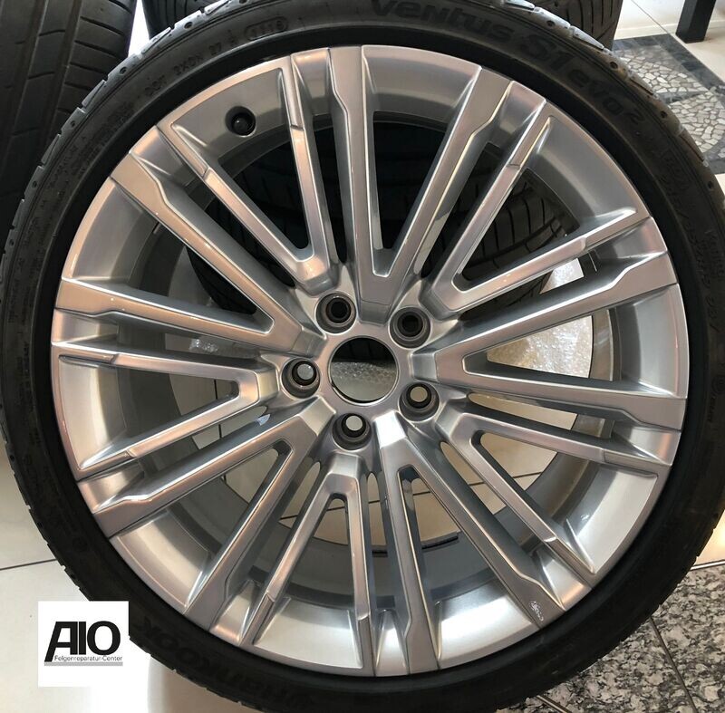 LF1 Original Audi Felge 8W0071499C - 10 V -Doppelspeichen Silber - A4/S4 Typ B9 8W
