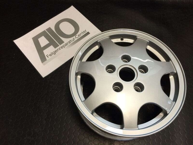 LF1 Original Porsche Felge 928362154  - Retro 7-Speiche Silber VA -  Porsche 928 GT / Modell 482 / 400 / S4 1990-1991