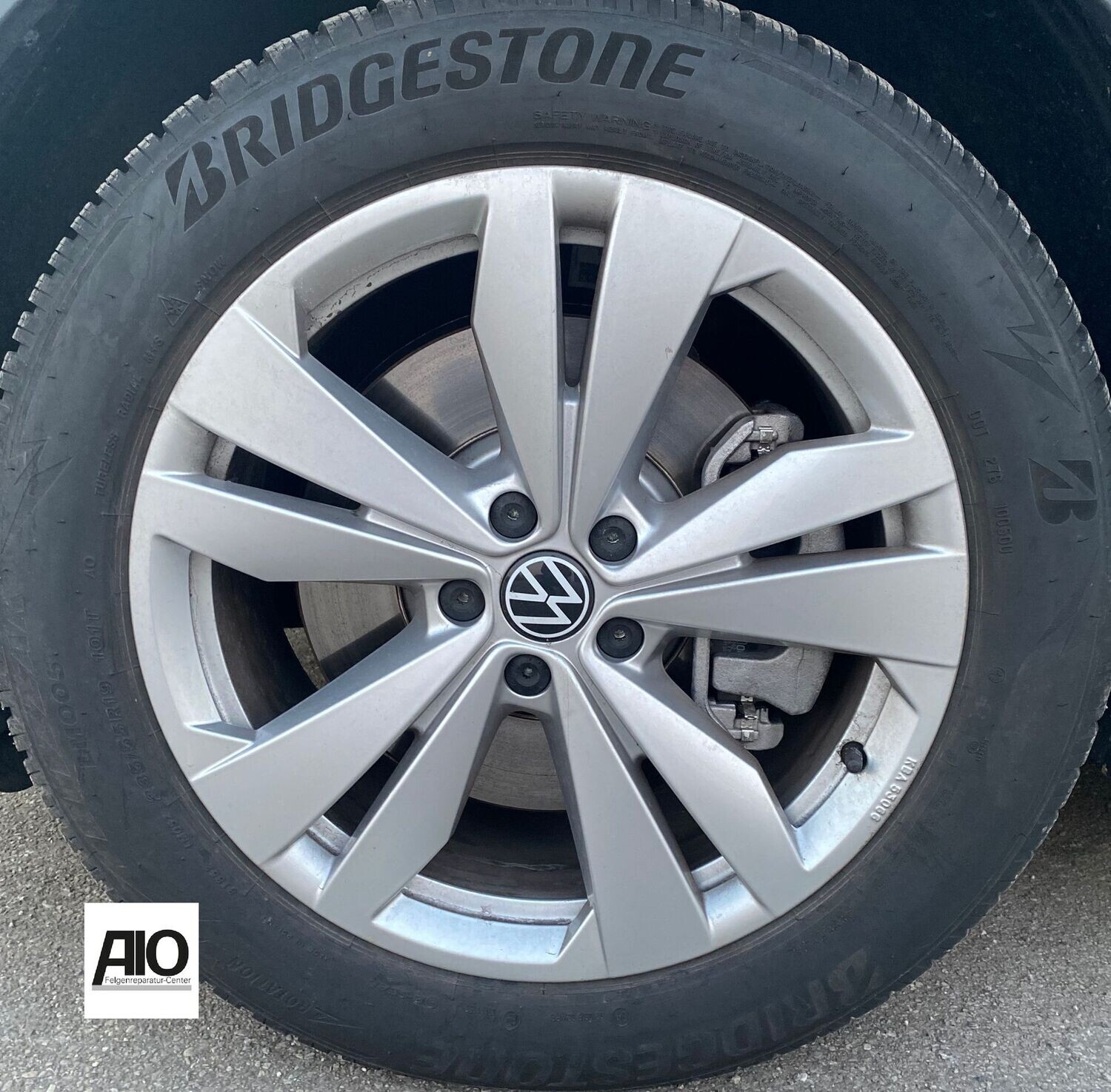 LF1-D Original VW Felge 10A071498 – Loen 5-Doppelspeichen-Design Silber – ID.3