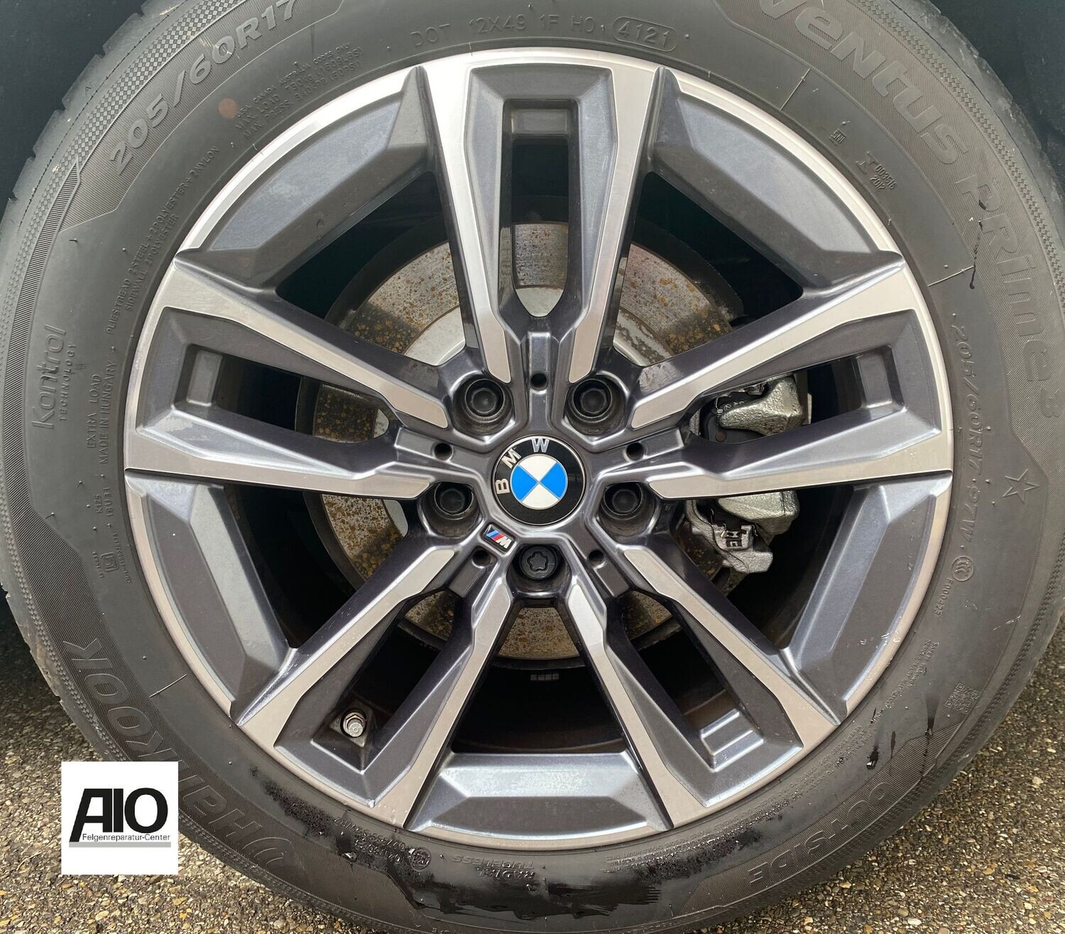 LF1-D Original BMW Felge 6891175 - Styling 834 M Doppelspeiche Grau HGG - 2er Active Tourer Typ U06