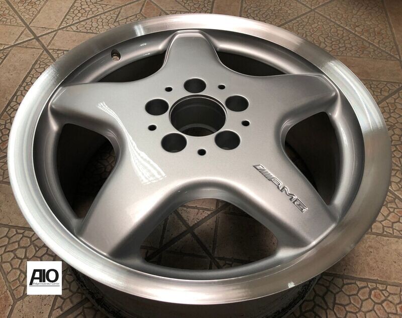 LF1 Original Mercedes Benz Felge A1704010202 – AMG Styling 2 Silber HGG Horn HA – SLK SLC Klasse R170 (1996-2004)