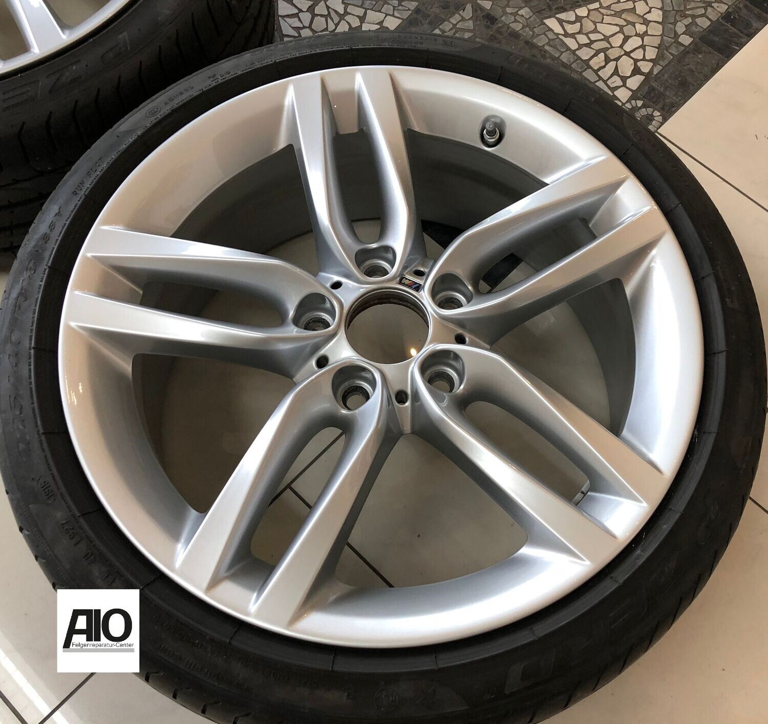 LF1 Original BMW Felge 7846784 - 461 M 5 Doppelspeiche Silber  VA - 1er 5-türer Typ F20 / 1er 3-türer Typ F21 / 2er Coupe Typ F22 / 2er Cabrio Typ F23