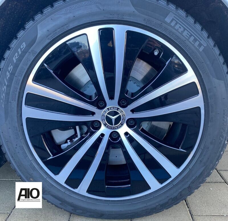 LF1 Original Mercedes Benz Felge A2134015100 – 5-Doppelspeichen-Rad Schwarz HGG – E-Klasse W213 / S213 / C238 / A238 2016-