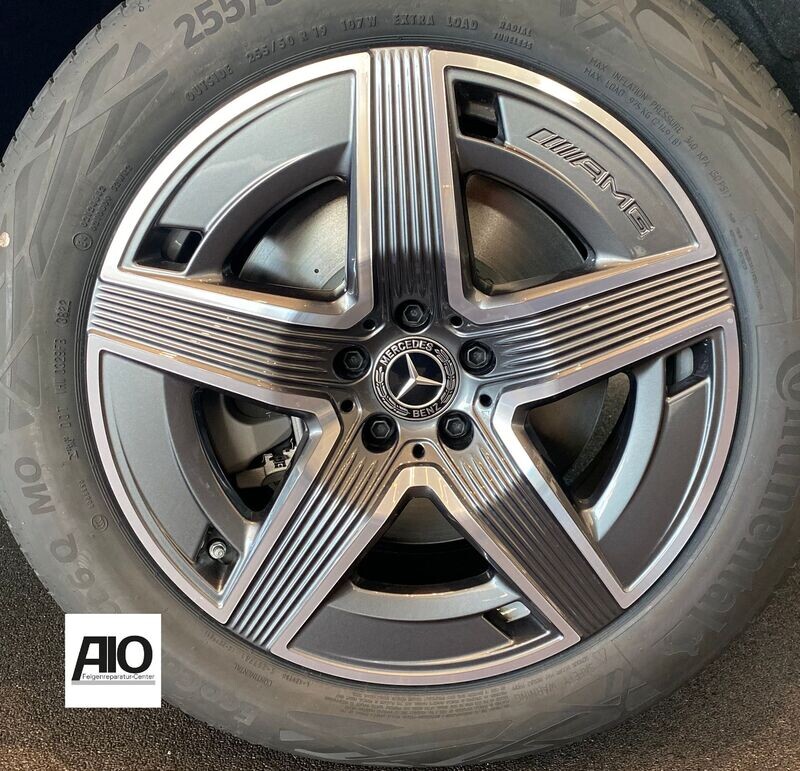 LF1 Original Mercedes Felge – A2544010500 5-Speichen-Design Grau HGG HA - GLC Typ X254
