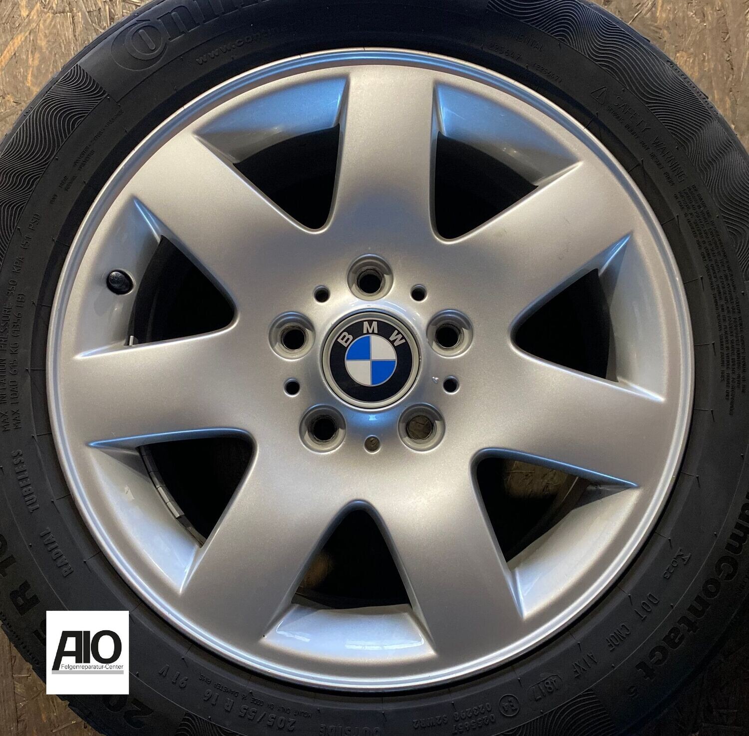 LF1 Original BMW Felge 1094498  - Sternspeiche 45 Silber  - BMW 3er Typ E46 von 1998 - 2006