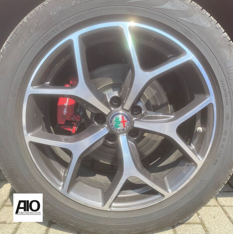 LF1 Original Alfa Romeo Felge 156132271 - Y-Speiche Grau HGG - Stelvio Typ 949