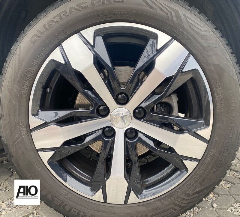 LF1 Original Felge Peugeot 9811635077 - "Los Angeles" 5-Speichen Design Schwarz HGG - 3008 SUV (P84), 5008 SUV (P87)