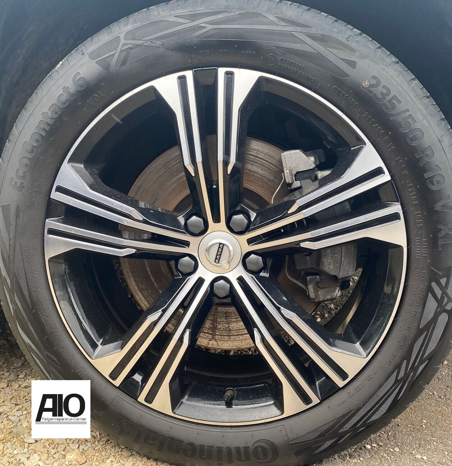 LF1-D Original Volvo Felge 31471556 – Double Spoke HGG Schwarz 924 – XC40