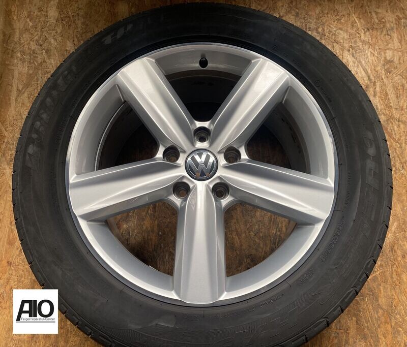 LF1 Original VW Felge 7P6601025K – Girona 5-Speichen-Design Silber - Touareg 2