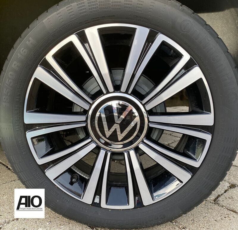 LF1-D Original VW Felge 1S0601025AT – La Boca Vielspeiche Schwarz – up! Typ AA
