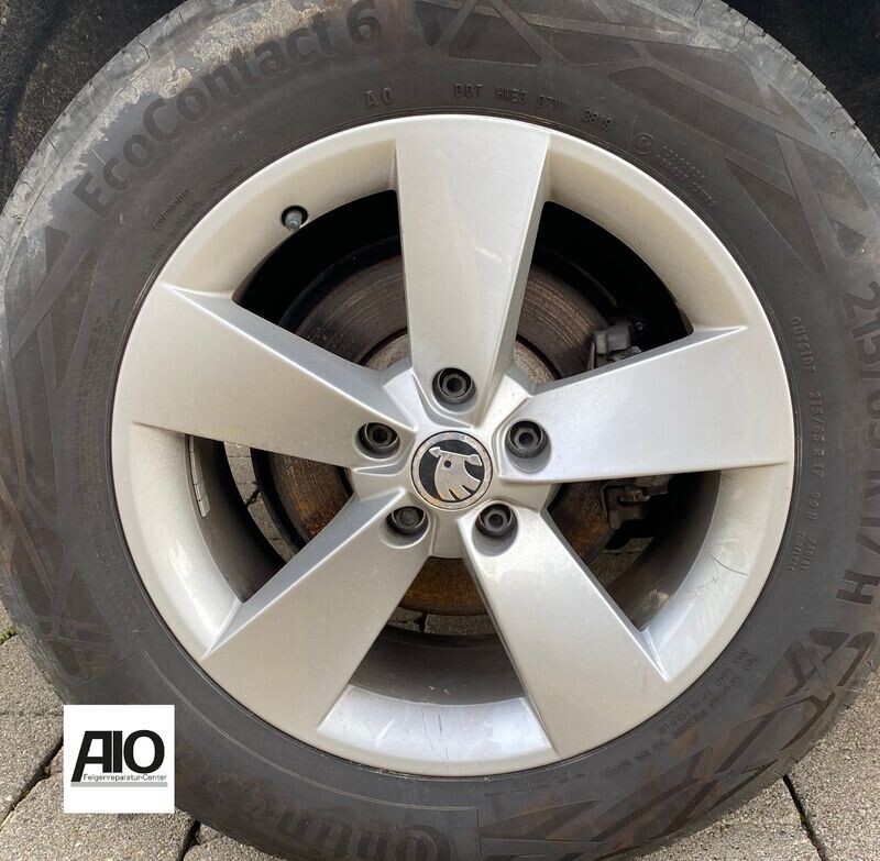 LF1-D Original Skoda Alufelge 57A071497C – Ratikon 5 Speiche Silber – Karoq