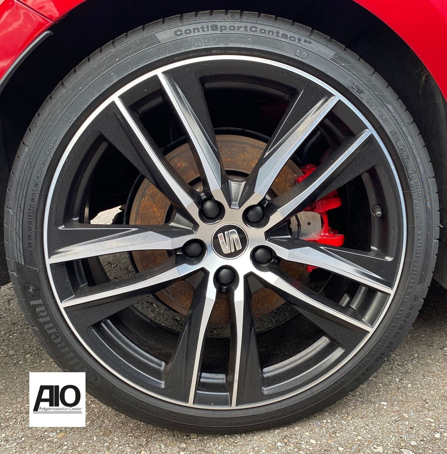 LF1 + LACK Original Seat Alufelge 5F0601025AC – 5-Doppelspeichen-Design Schwarz (Matt) HGG – Leon Typ 5F LF1 + LACK Original Seat Alufelge 5F0601025AC – 5-Doppelspeichen-Design Schwarz (Matt) HGG – Leon Typ 5F