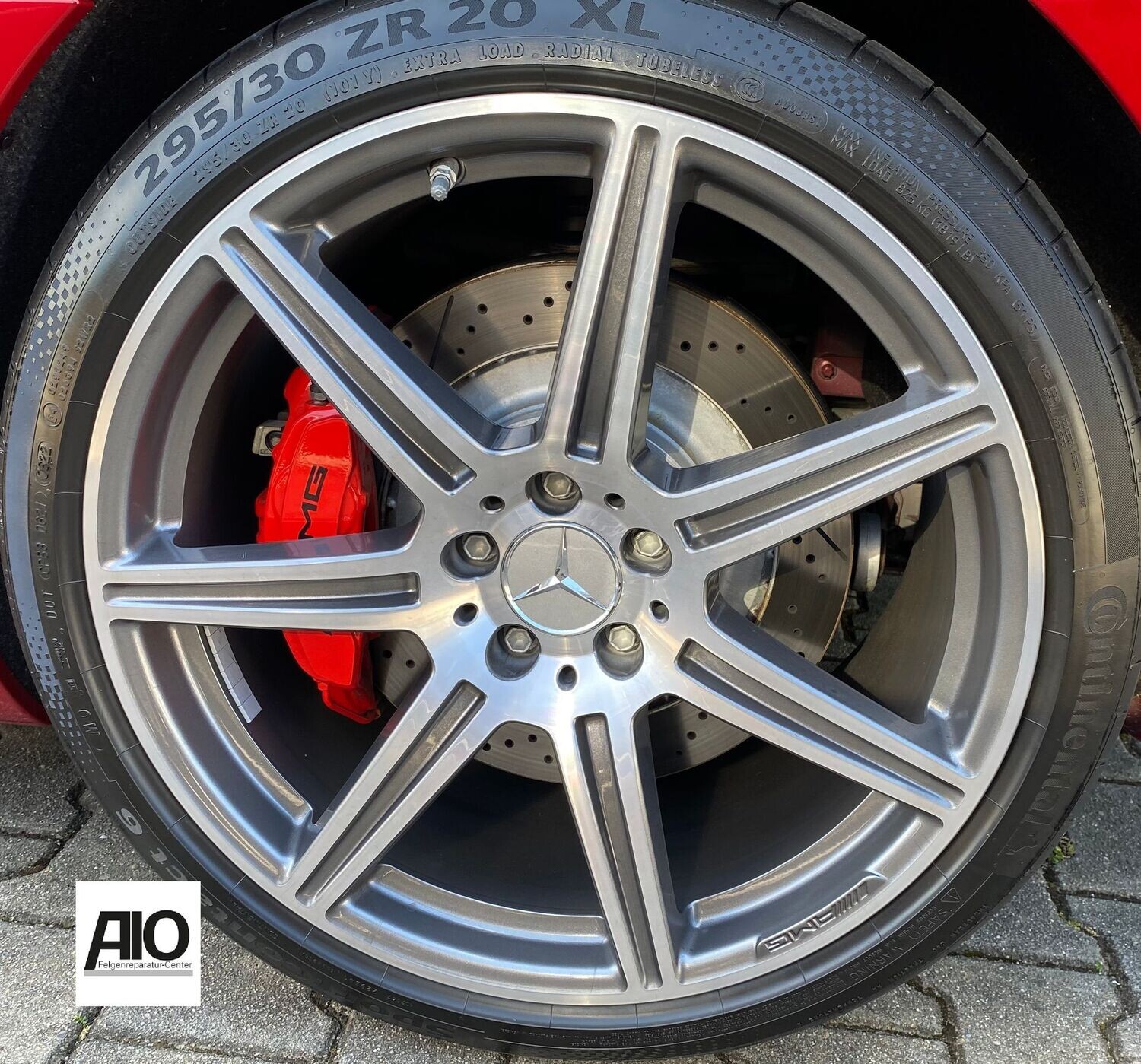 LF1 Original Mercedes Benz Felge A1974010102 – AMG 7-Speichen-Rad Grau HGG – SLS AMG GT C197 / R197