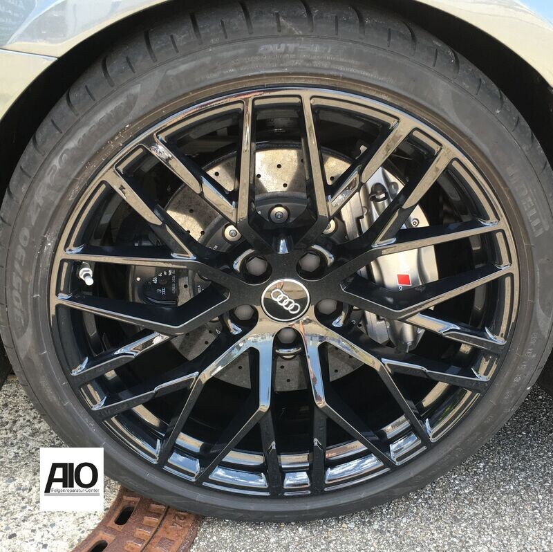 LF1 Original Audi Felge 4S0601025AB - Y Speichen Design HGG Schwarz - R8 Typ 4S  Cabrio VA