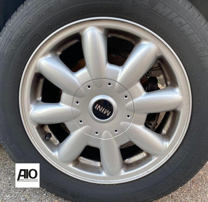 LF1-D Original Mini Felge 36111512347 - 8-Spoke R82 Silber - R50, R53