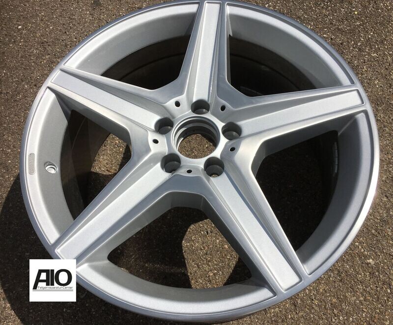 LF1 Original Mercedes Benz Felge A2044013902 – 5-Speichen-Rad Silber – C-Klasse W204 S204 von 2007-2011