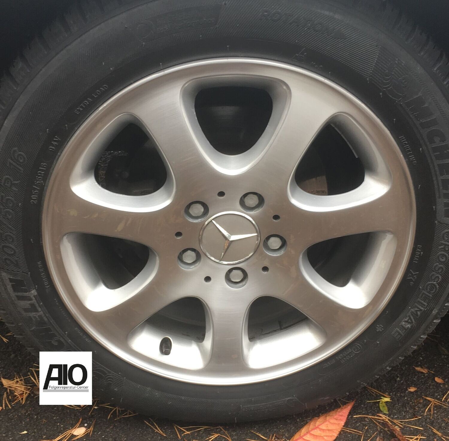 LF1 Original Mercedes Benz Felge A2094010202 – 7-Speichen-Rad Silber HGG – C-Klasse 202/203  - SLK 170/171 - CLK 208/209