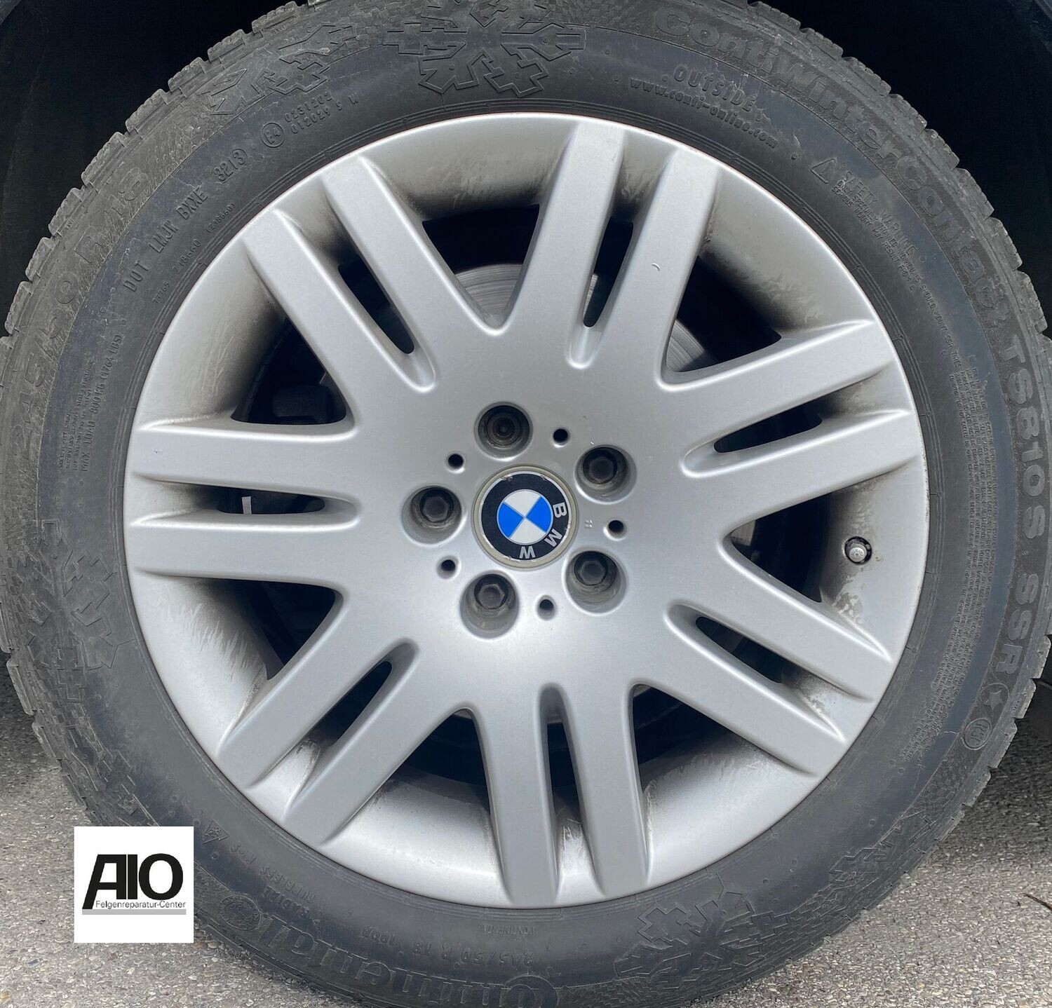 LF1 Original BMW Felge 6753239 - Styling 93 7-Doppelspeiche Silber - 7er Typ E65 Limousine / 7er Typ E66 Langversion